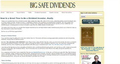 Desktop Screenshot of bigsafedividends.com