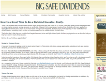 Tablet Screenshot of bigsafedividends.com
